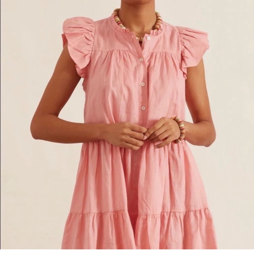 NWT Sea New York | Shannon Dress in Rose | Size L